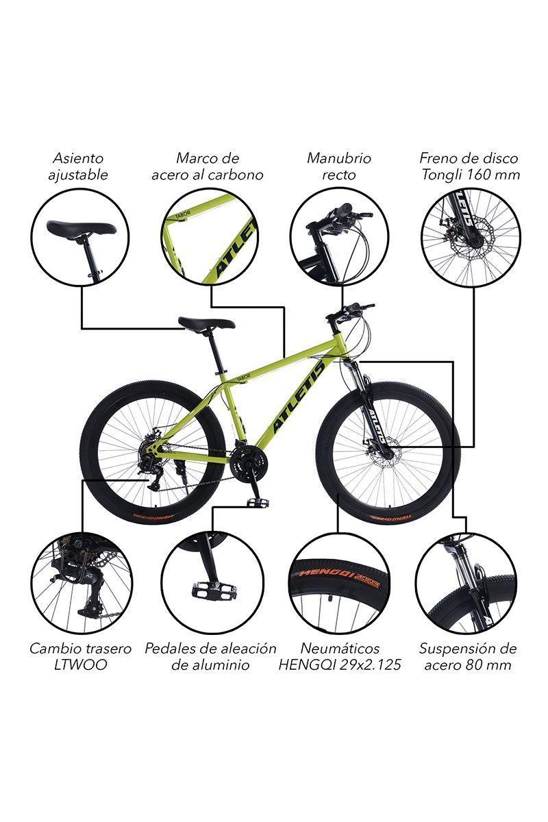 Bicicleta Mountain Bike Tabor 29" M/L Amarillo-3