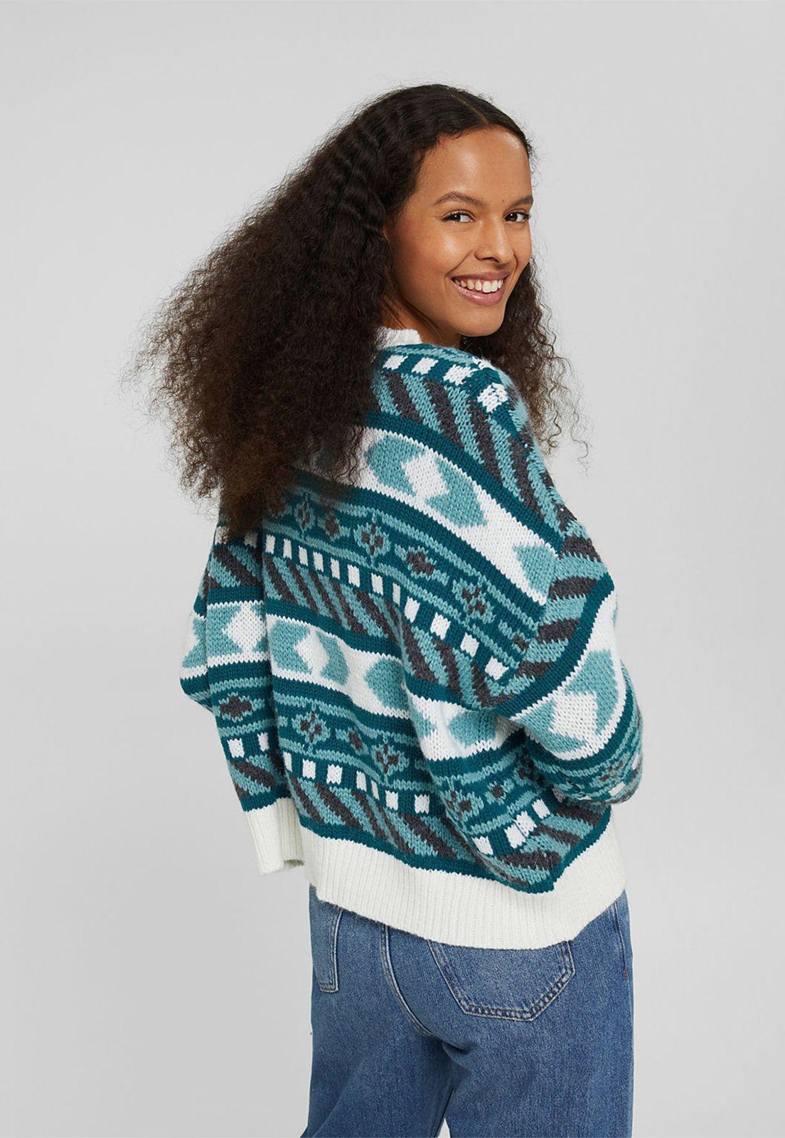 Sweater mujer estampado Esprit-1