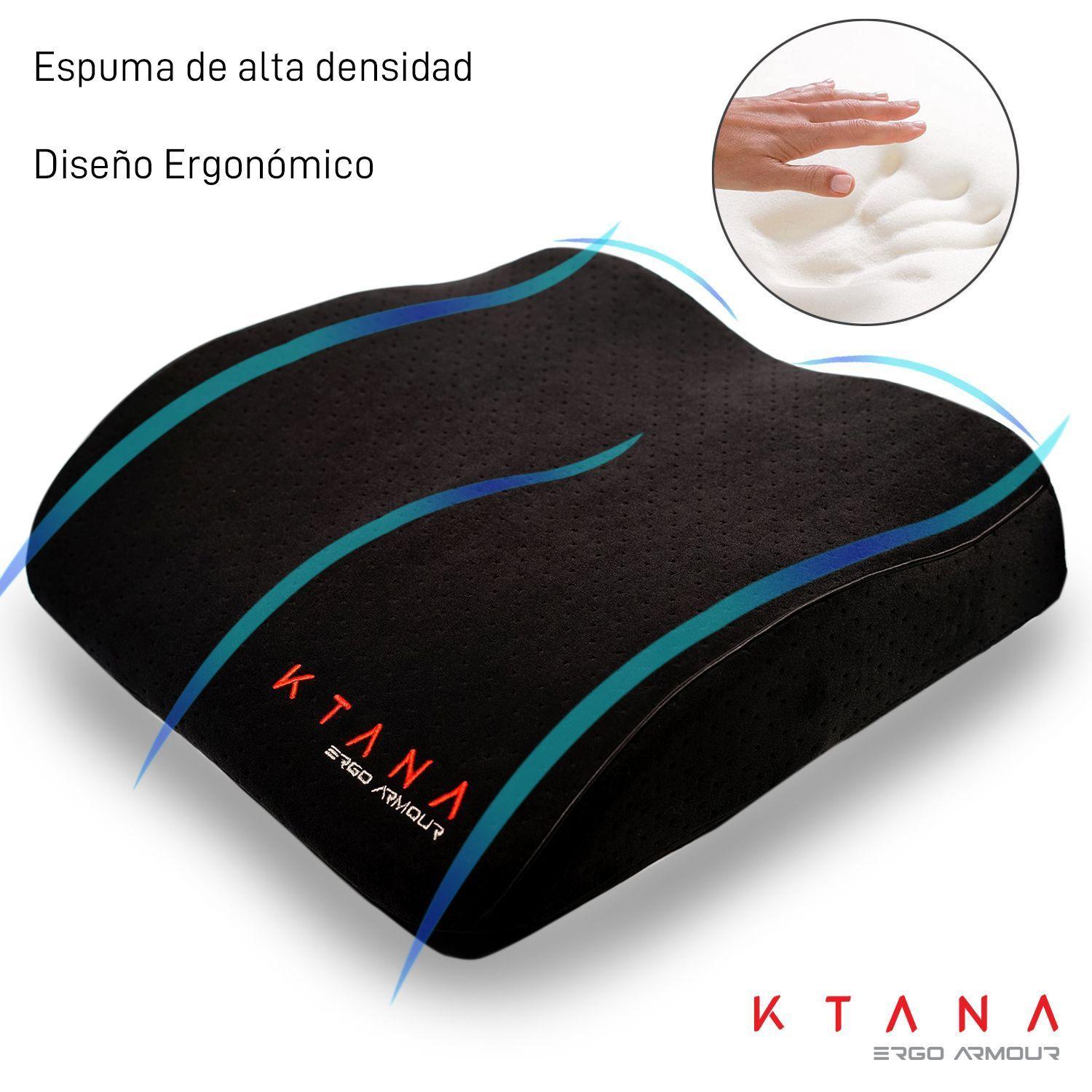 Cojín Ergonómico Memory Foam Gamer Ktana Negro-1