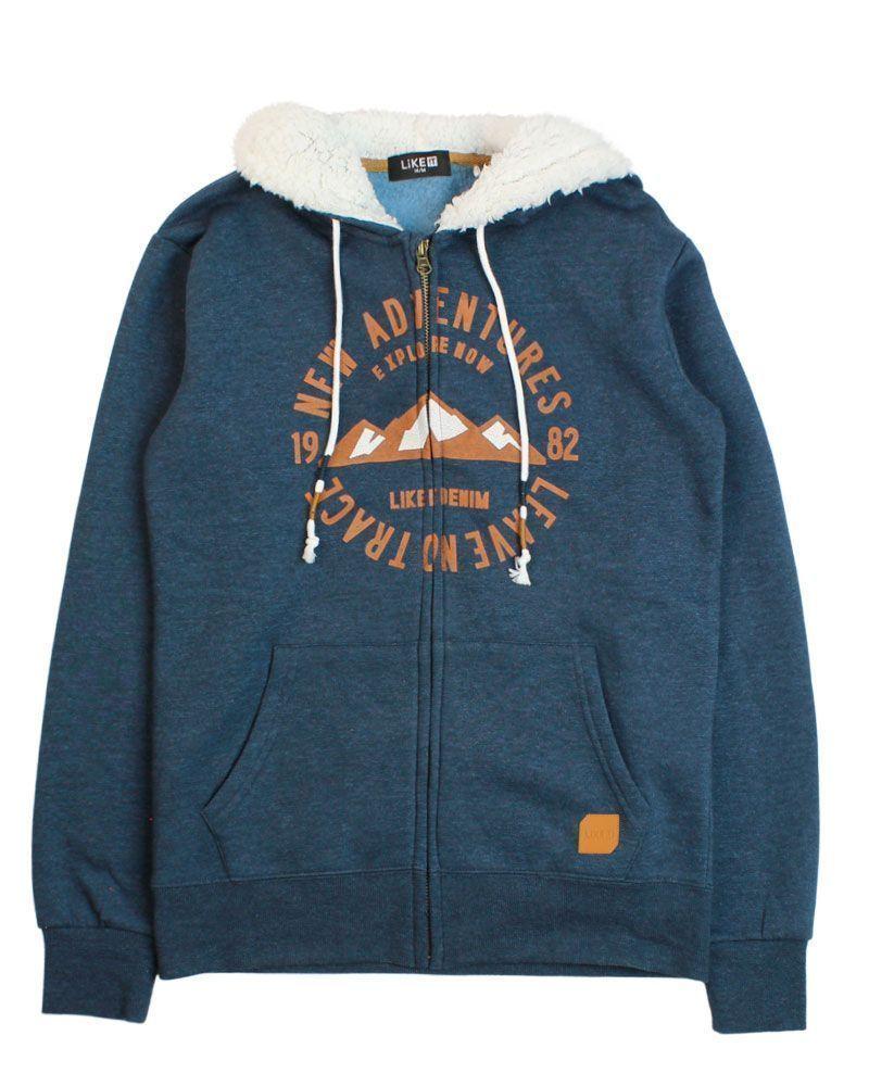 Polerón Teens Niño Forro Piel Landscape Like it-0