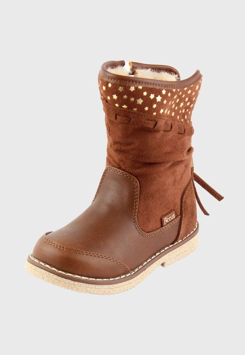 Bota Alta A Caminar Niña-0