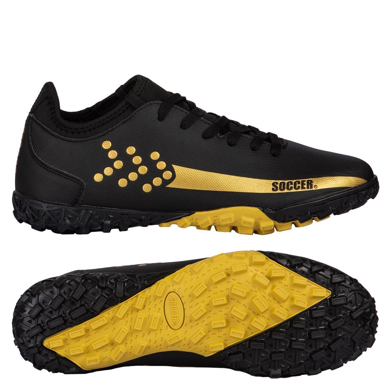 Zapatilla Baby Fútbol Color Black gold-2