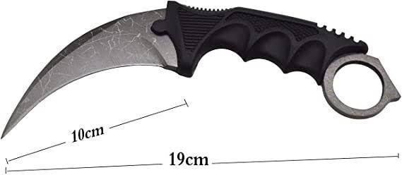 Karambit Only Gray Con Funda Am14-3