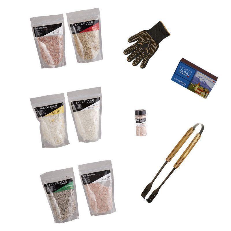 Set Parrillero 177 WAYU + Mix Sales Gourmet 10 Piezas Profesional-0