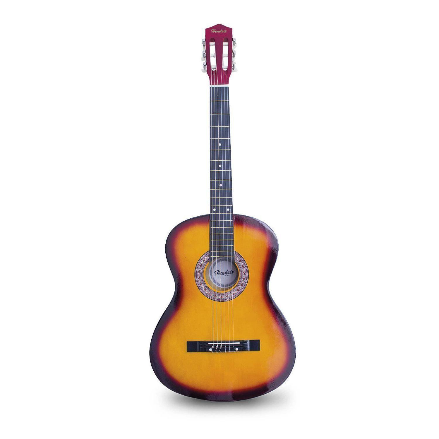 Guitarra Clásica 39 Pulgadas Sunburst Con Funda Hendrix -0