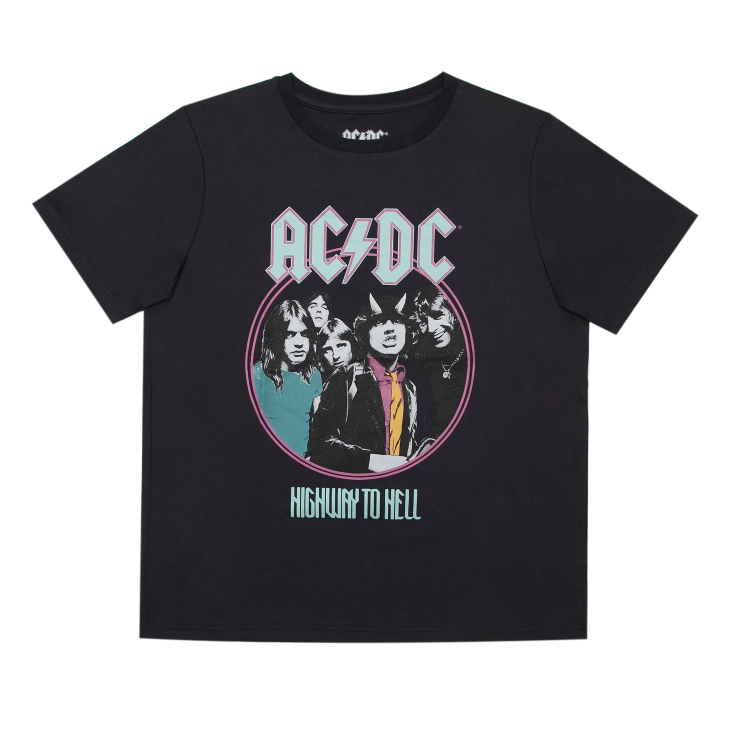Polera Mujer Grupo clasico Negro AC/DC-0