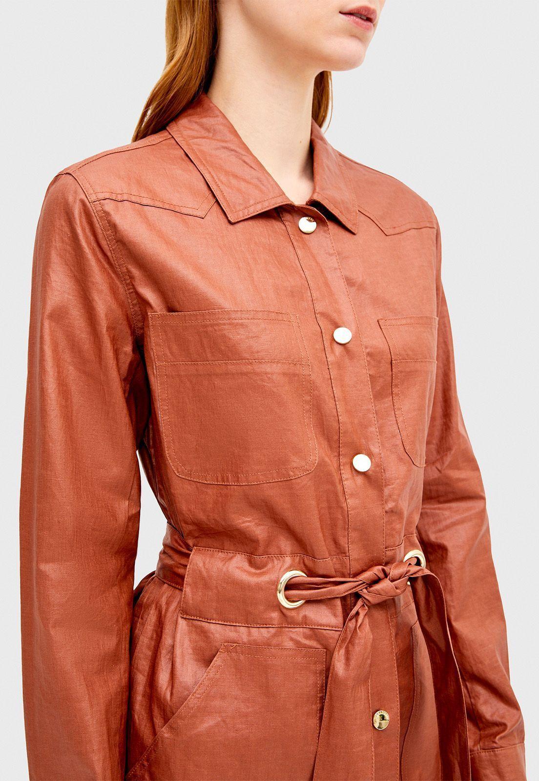 Chaqueta Chloe Café-3