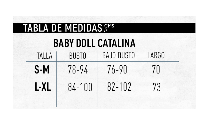 Baby Doll Catalina Blanco | S-M -4