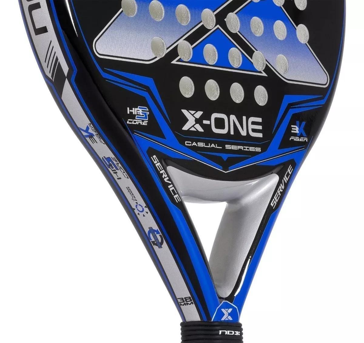 Pala Padel Nox X- One Casual Series Azul + Funda-5