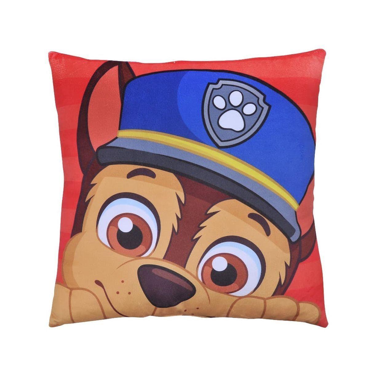 PAW PATROL - COJIN - CHASE - ROJO - 40 X 40 CM - WINDSOR-0