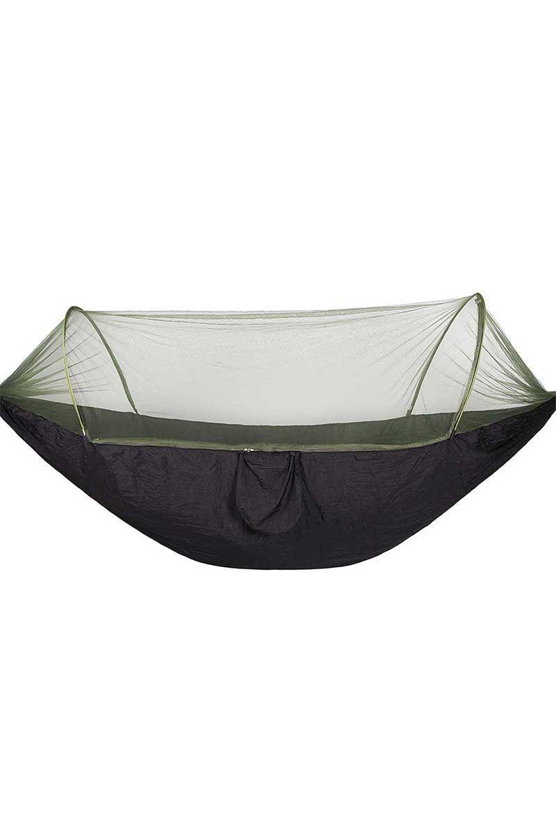 Hamaca Camping Outdoor con Mosquitero Verde-0