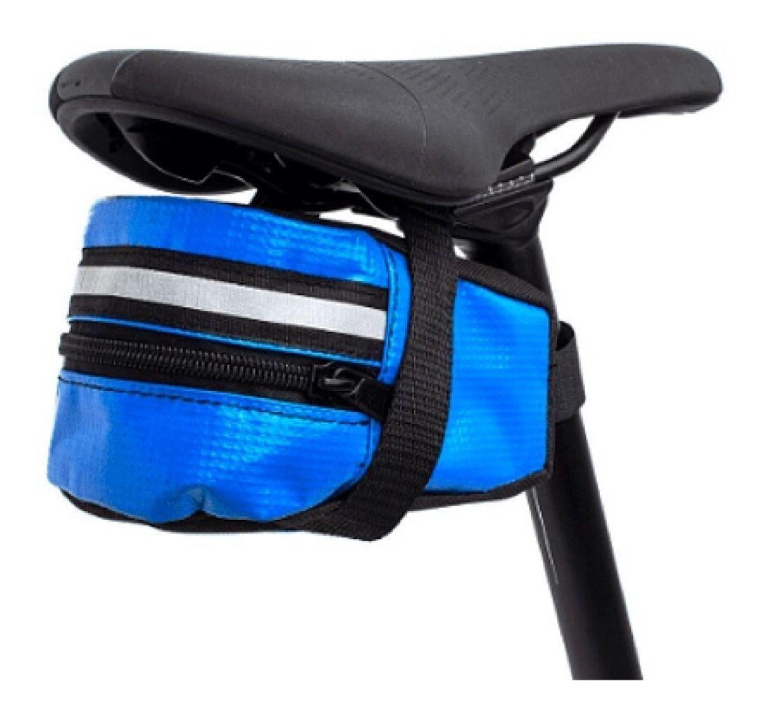 Bolso Sillin Bicicleta Impermeable Azul Nuevo On Wheels-3