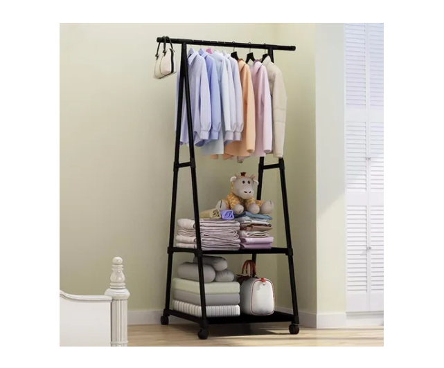 Perchero Organizador Ropa Con Ruedas Estante-2