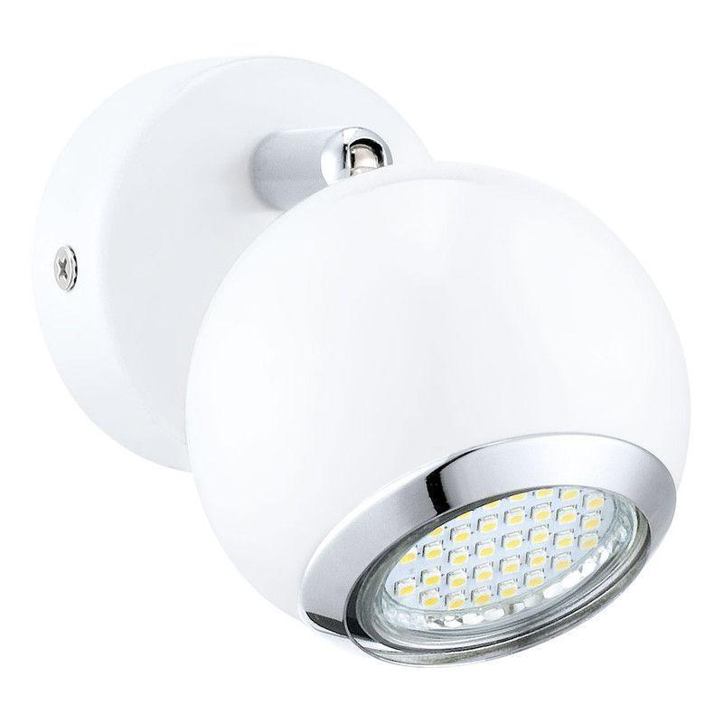 FOCO SOBREPUESTO BIMEDA ACERO  1X3W GU10 LED INCLUDIA COD.31001-0
