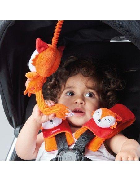 Almohadilla y Juguete sensorial Diono Baby - Zorro-2