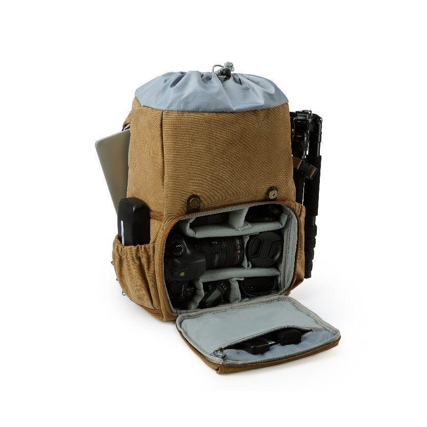 Bagsmart Mochila para camara y notebook de 15" - Khaki-1