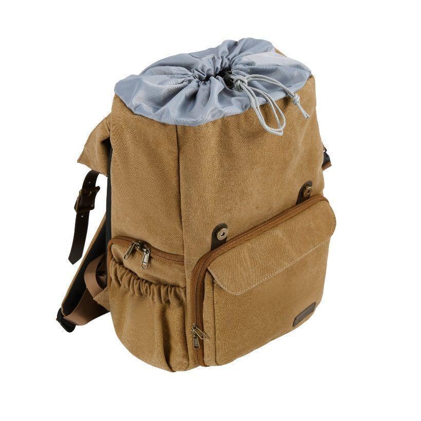 Bagsmart Mochila para camara y notebook de 15" - Khaki-4