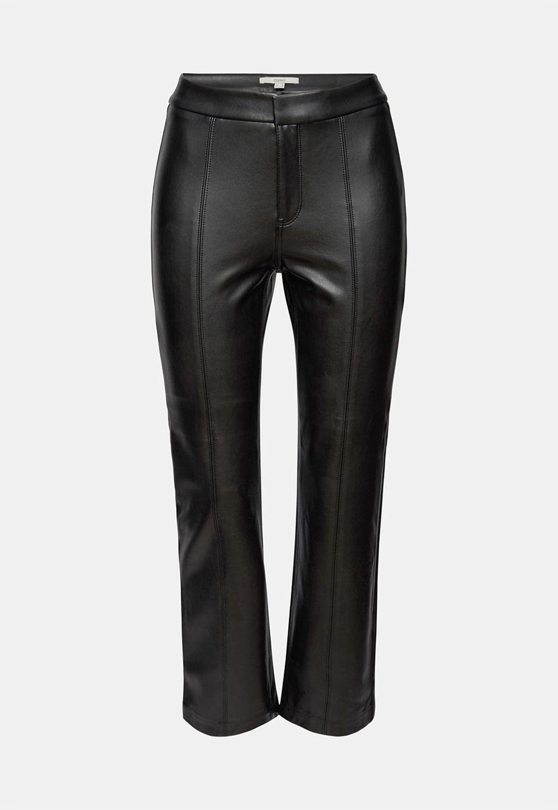 Pantalón mujer de ecocuero Esprit-3