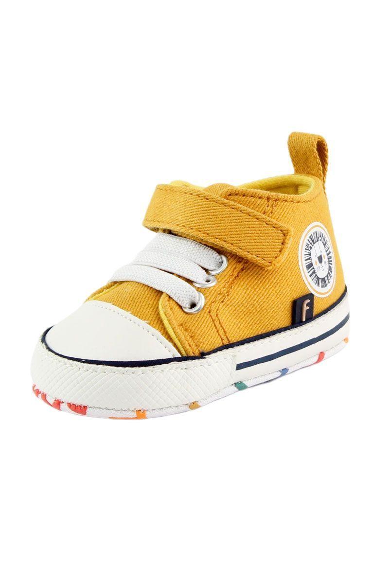 Zapatilla caña velcro elástico bebé soft niño 819-1