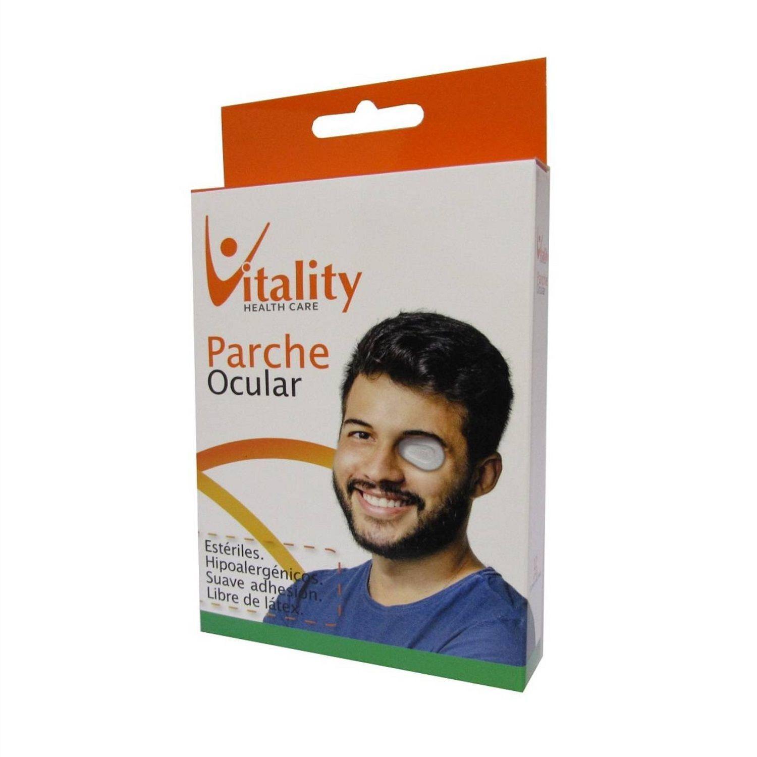 Parche Ocular Adulto Blanco (12 Uni) Vitality-0