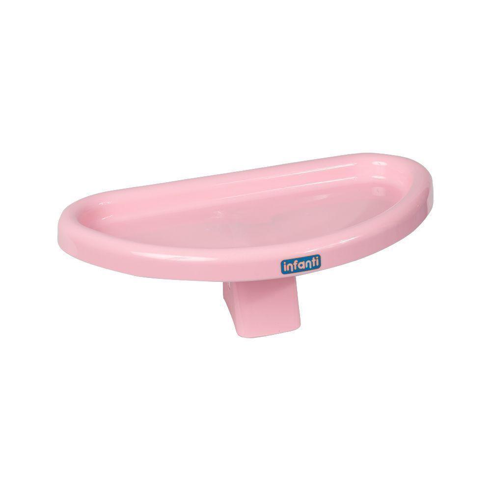 Silla de comer Portátil Giratoria Rosada-2