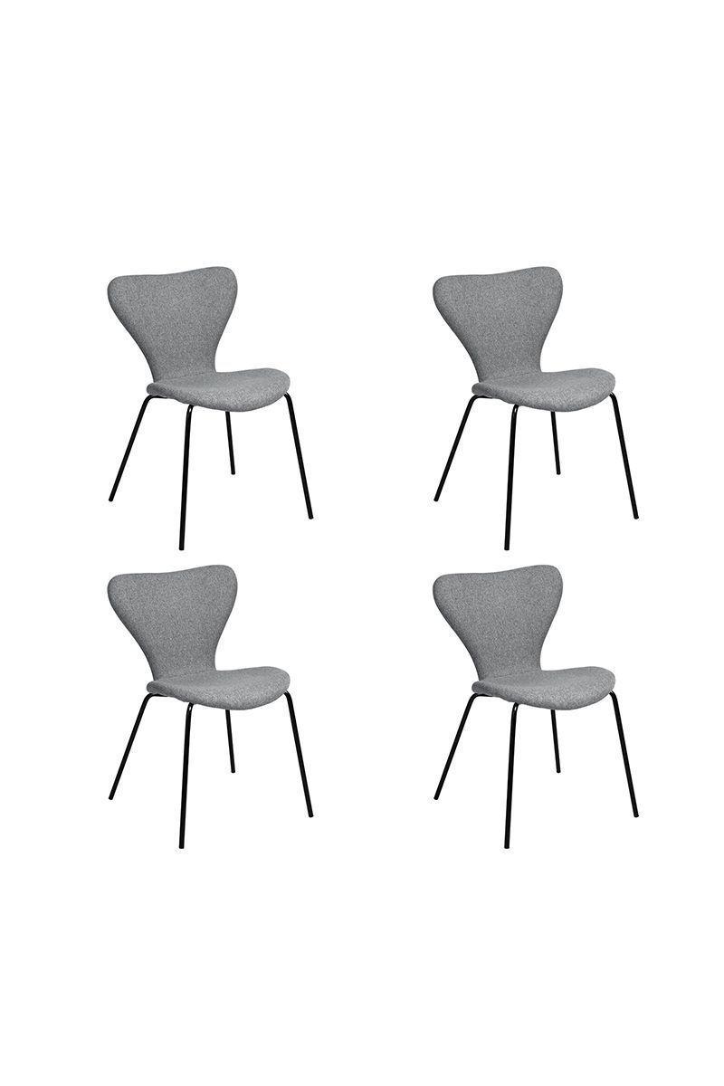 Pack 4 Sillas Comedor Sicodelia Gris-0