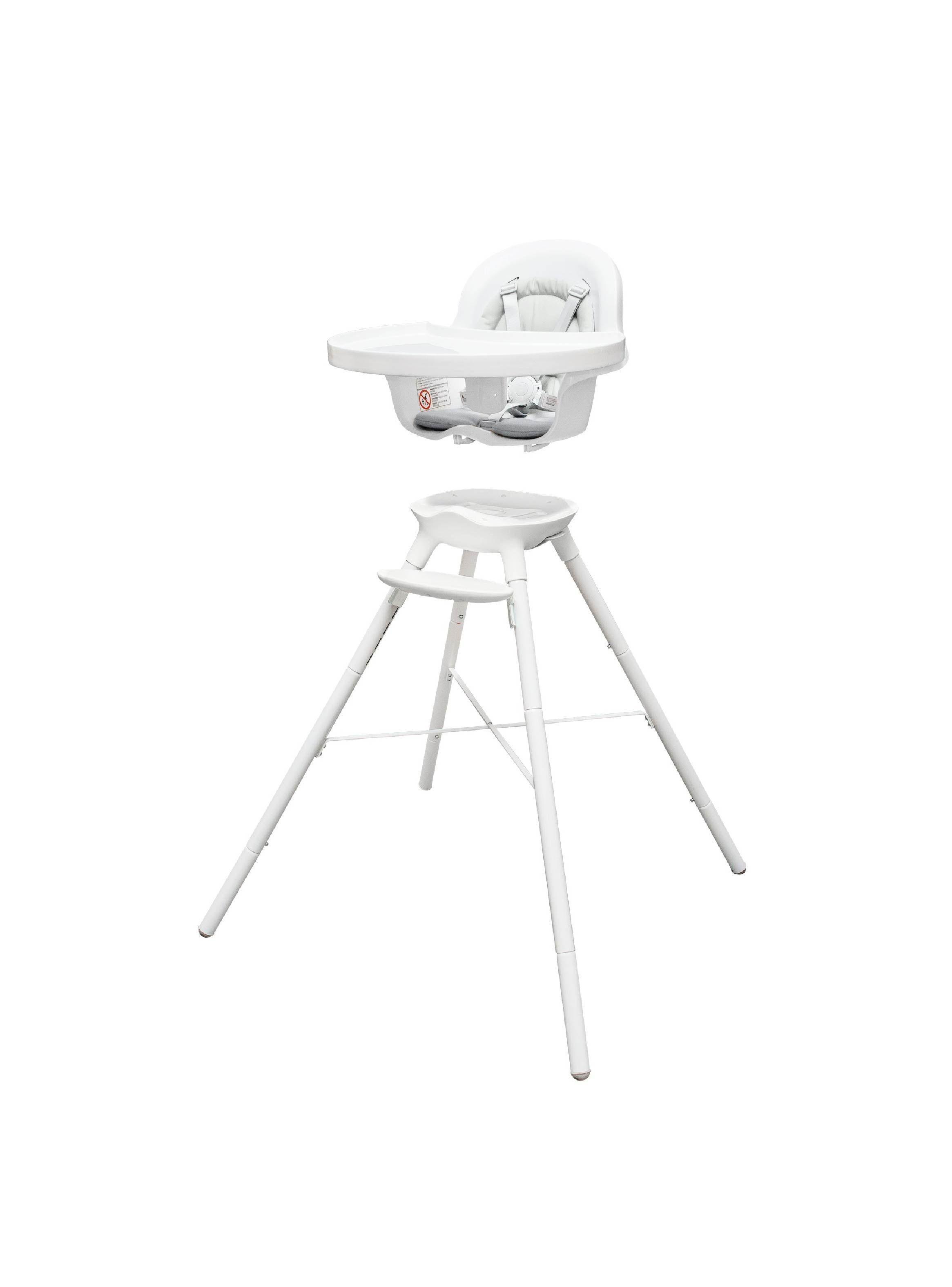Silla de Comer Evolutiva Grub Blanca-5