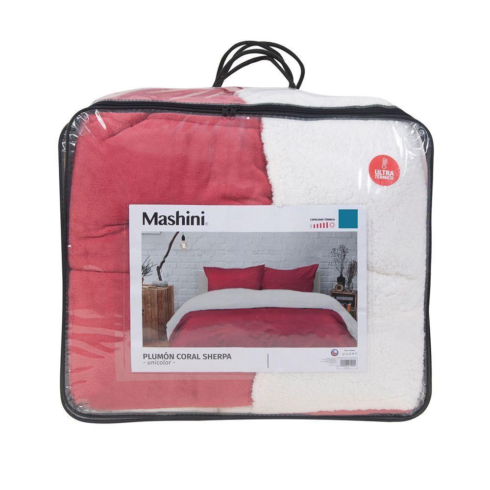 Plumon Coral Sherpa King Burdeo-4