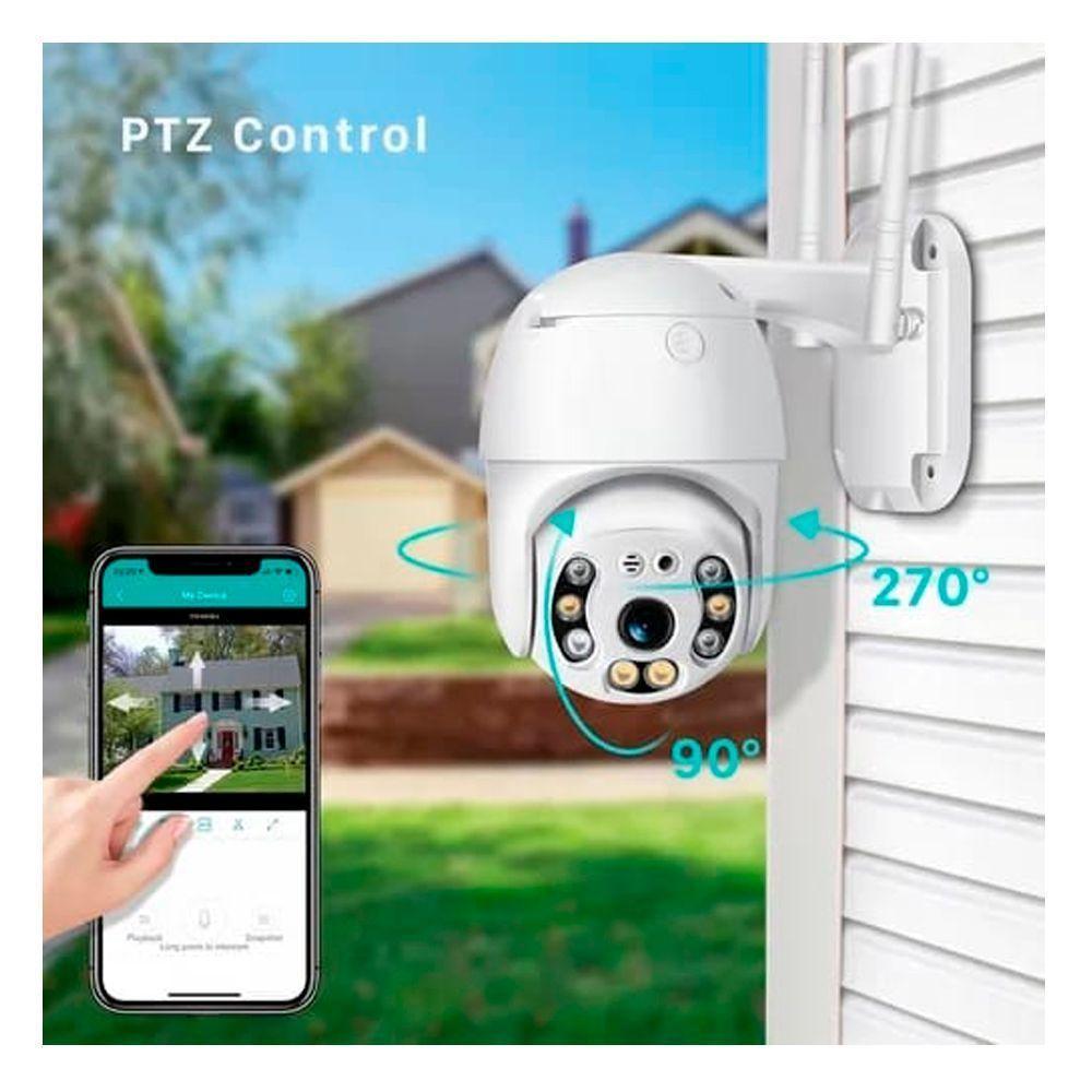 Camara Ip Ptz Wifi Exterior 1080p 2mp Inalambrico Tl165-2