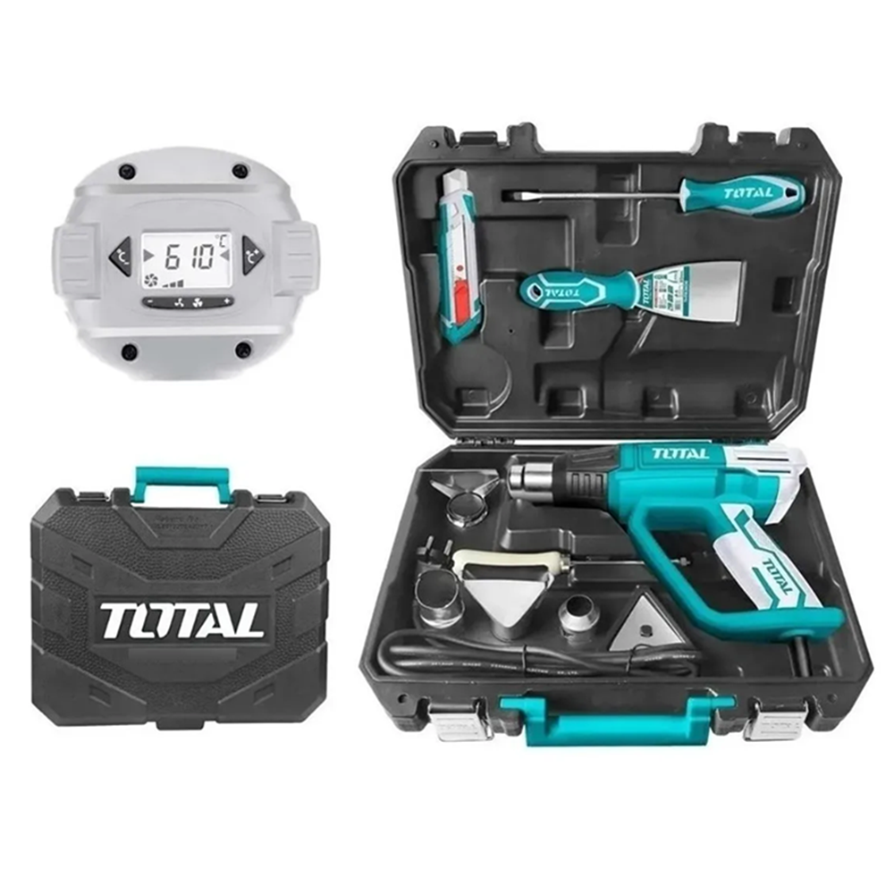 Pistola De Calor 2000w 630°c Digital Maletin Total-1