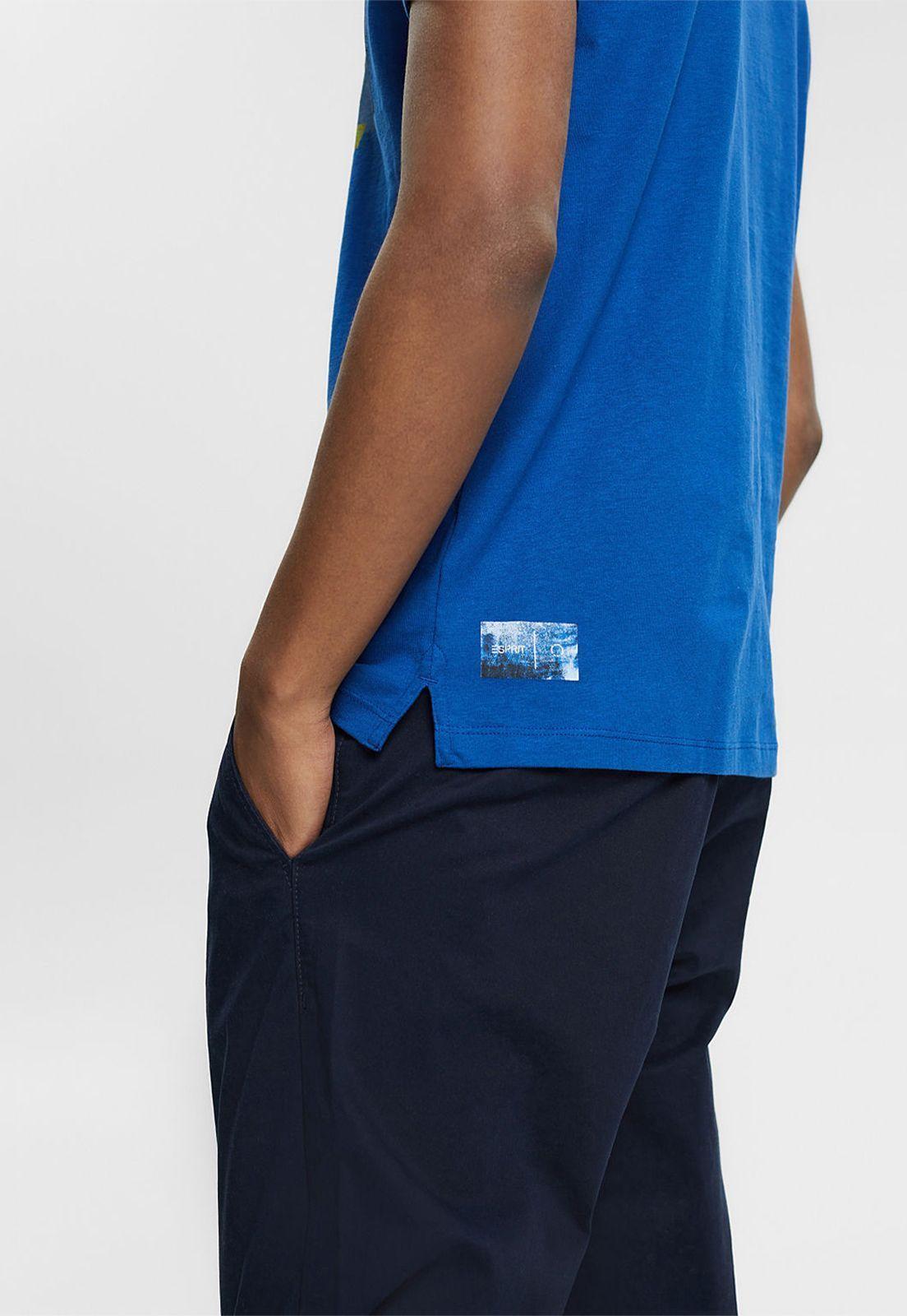 Polera Manga Corta Esprit Azul eléctrico-2