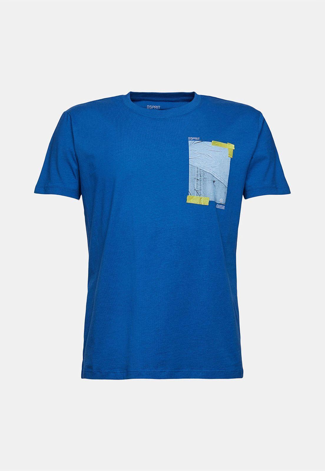 Polera Manga Corta Esprit Azul eléctrico-3