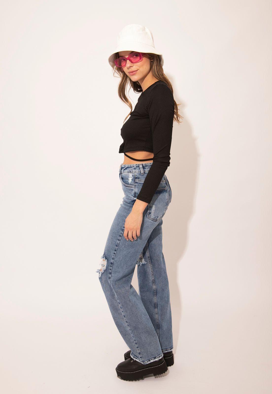 Jeans Wide Leg Turin Dark-1