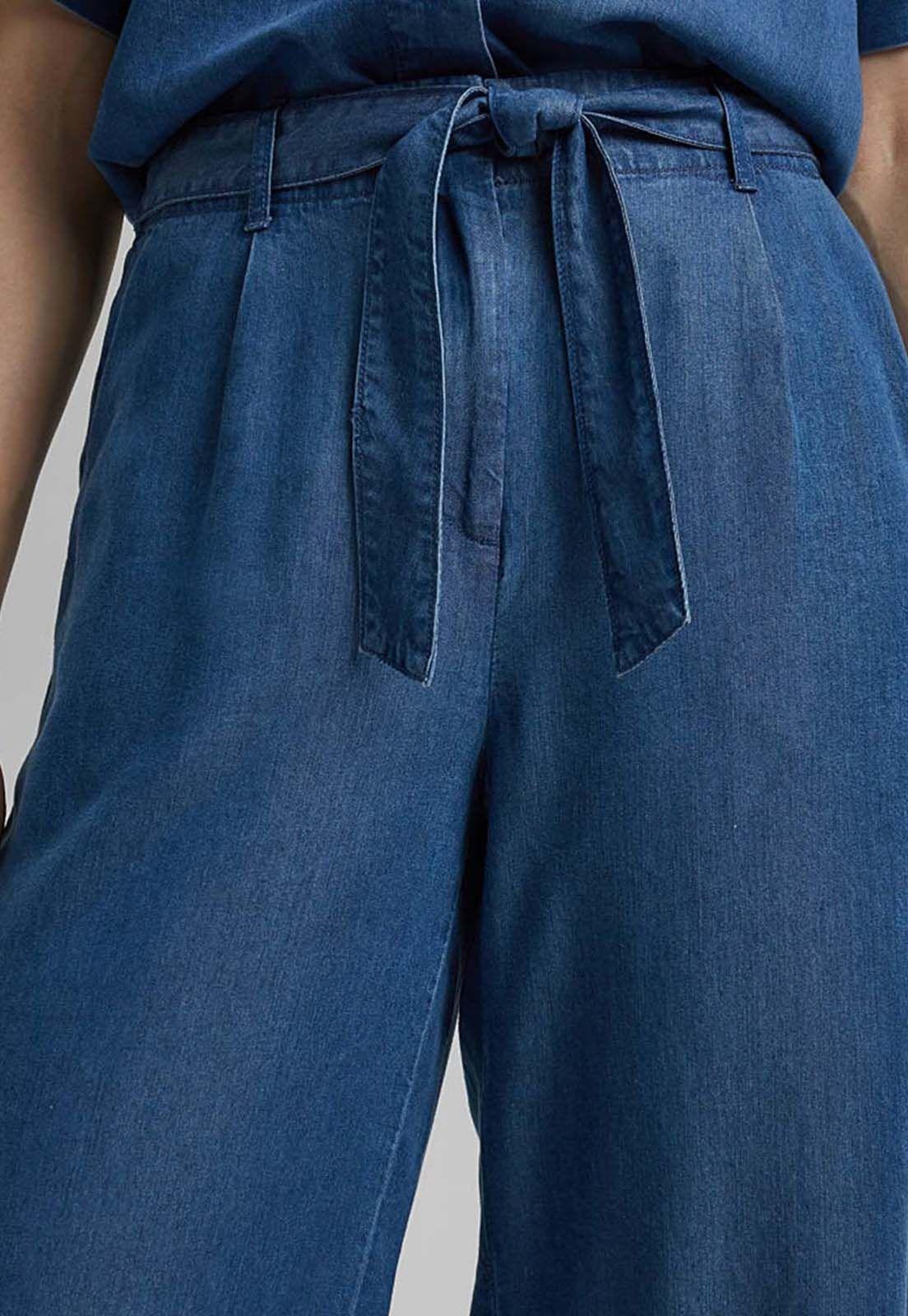 Pantalon Mujer Culotte Tencel™ Esprit-2
