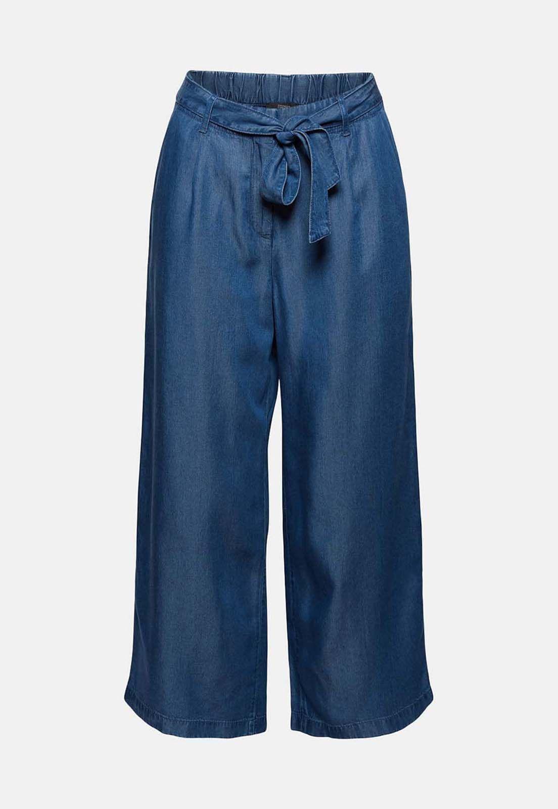 Pantalon Mujer Culotte Tencel™ Esprit-3