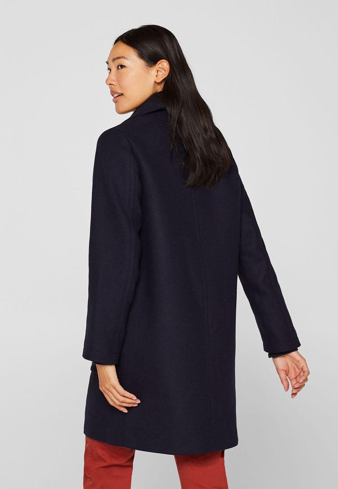 Con lana: abrigo con bolsillos de solapas-5