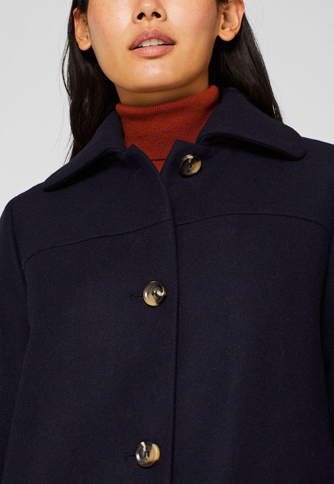 Con lana: abrigo con bolsillos de solapas-6