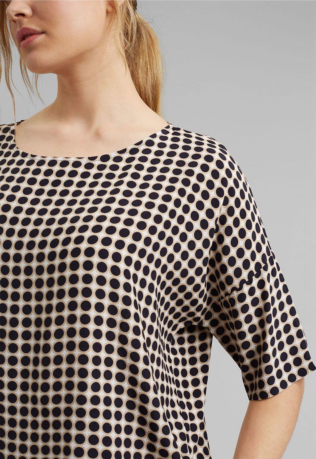 Blusa Mujer Manga 3/4 Estampada Lenzing™ Ecovero™ Esprit-2