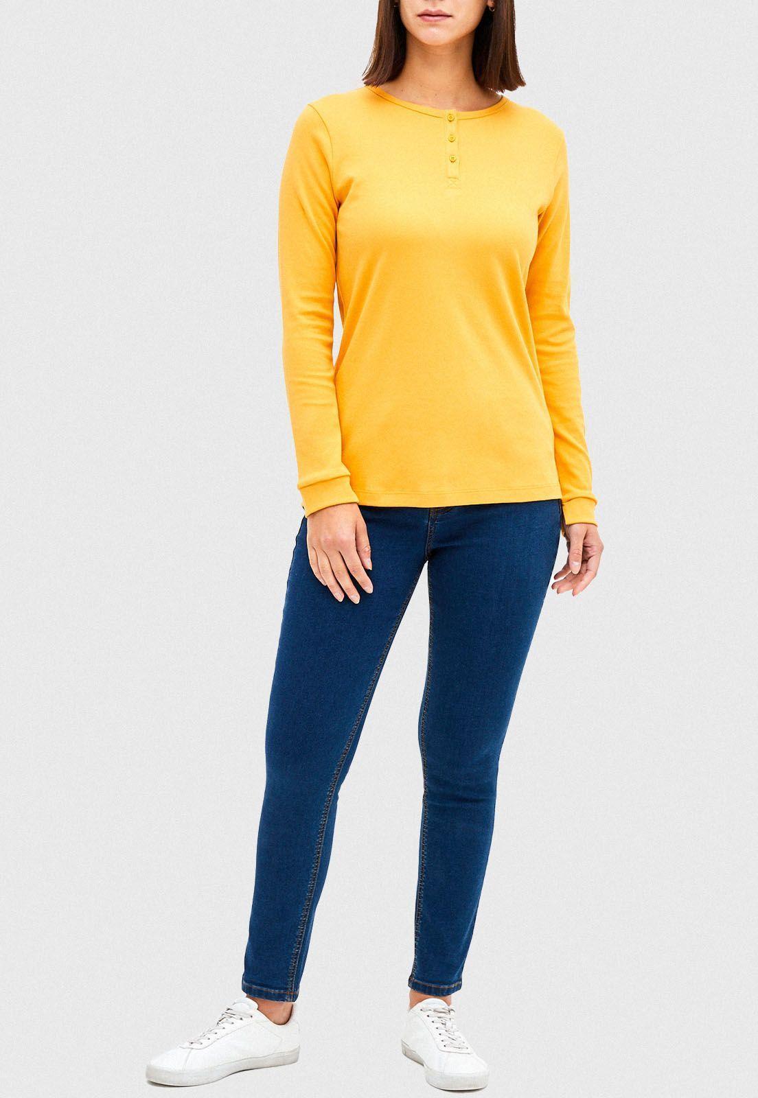 Polera Jazmín Mostaza-3