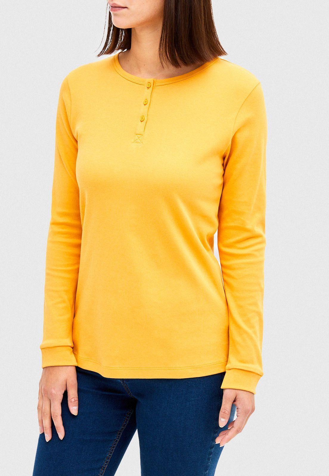 Polera Jazmín Mostaza-0