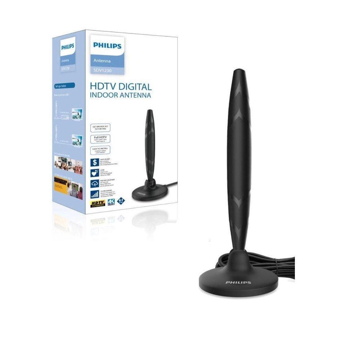 Antena Philips TV digital HDTV SDV1230 4en1 -2