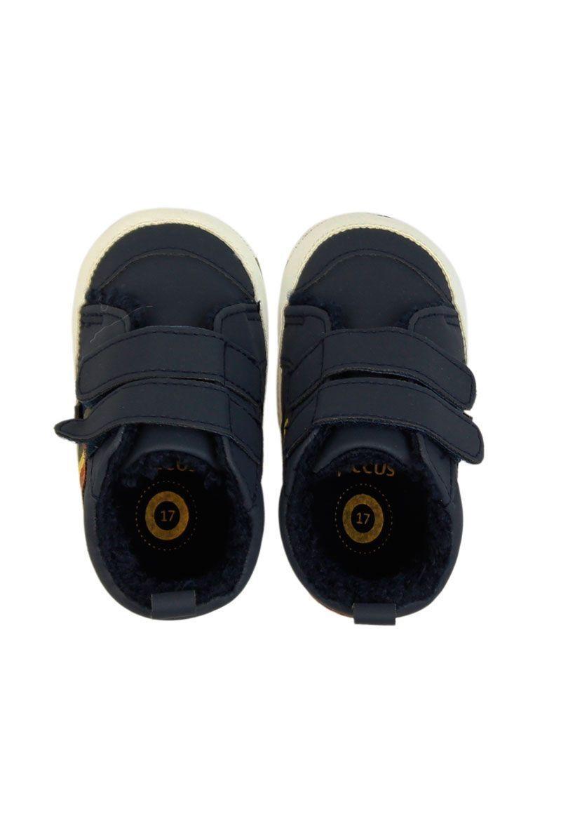 Zapatilla caña 2 velcros bebé soft niño 813-2