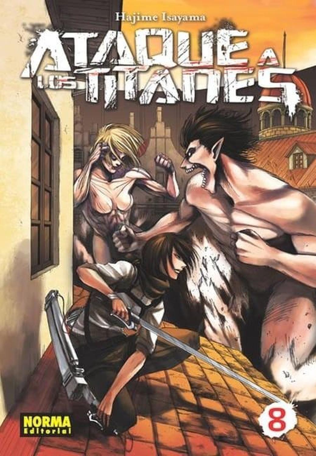 Manga Ataque A Los Titanes 08 - España-0
