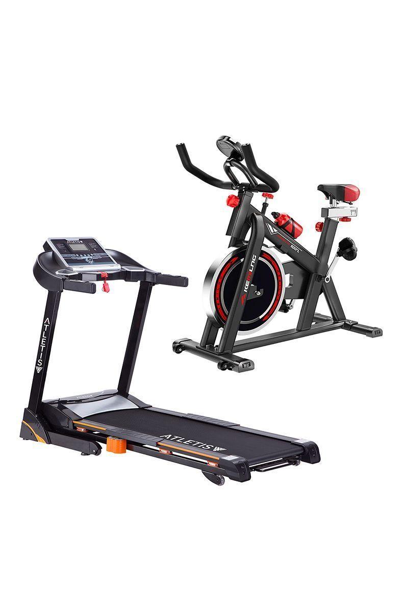 Pack Trotadora Pro CS6069 + Spinning Home Fitness Negro-0