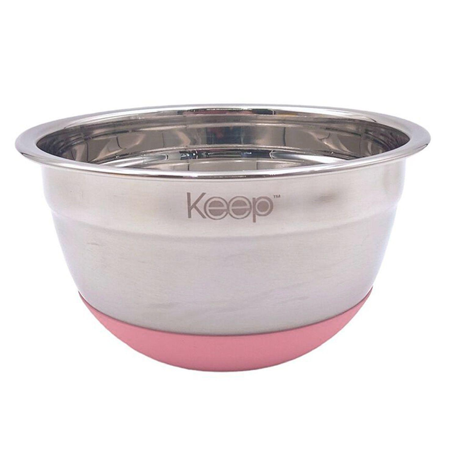 Bowl Antideslizante de Acero Grande 20 x 20 cm - Keep-0