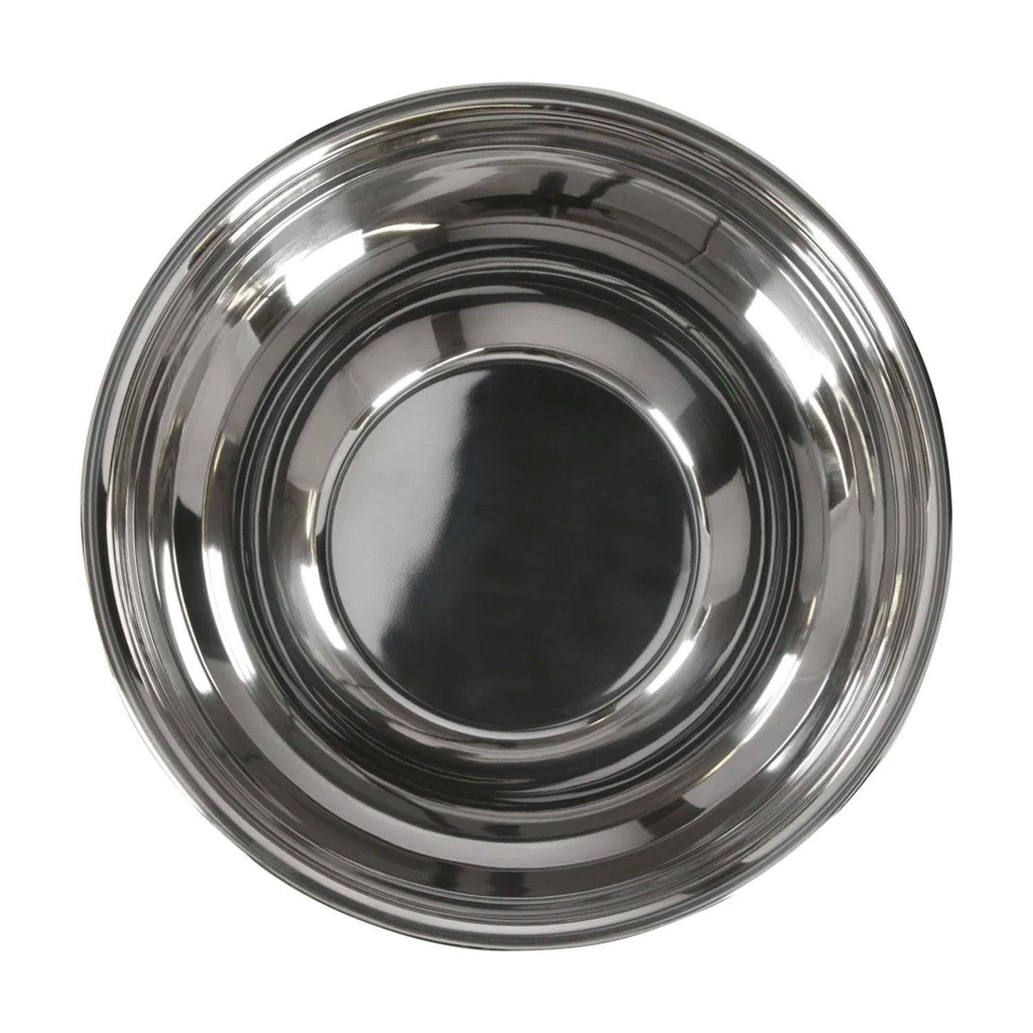 Bowl Antideslizante de Acero Grande 20 x 20 cm - Keep-2