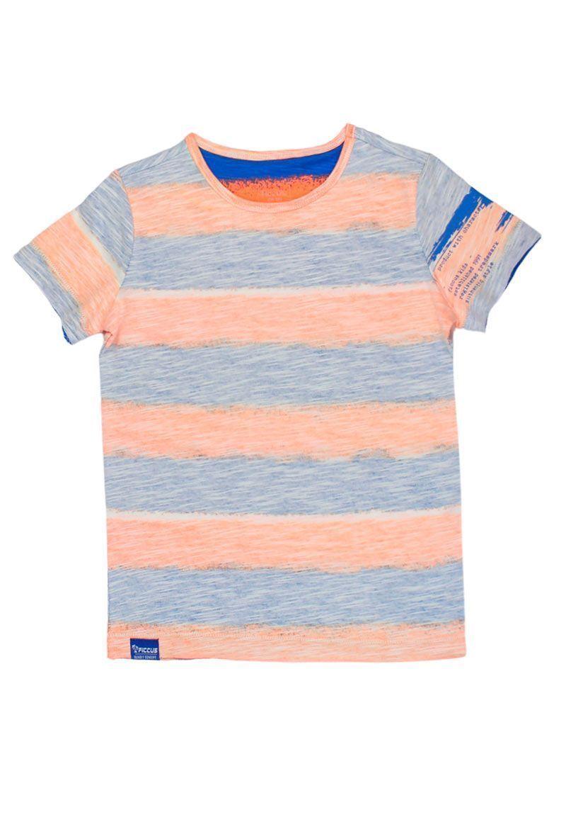 Polera Kids Niño Listada Sunset Ficcus-0