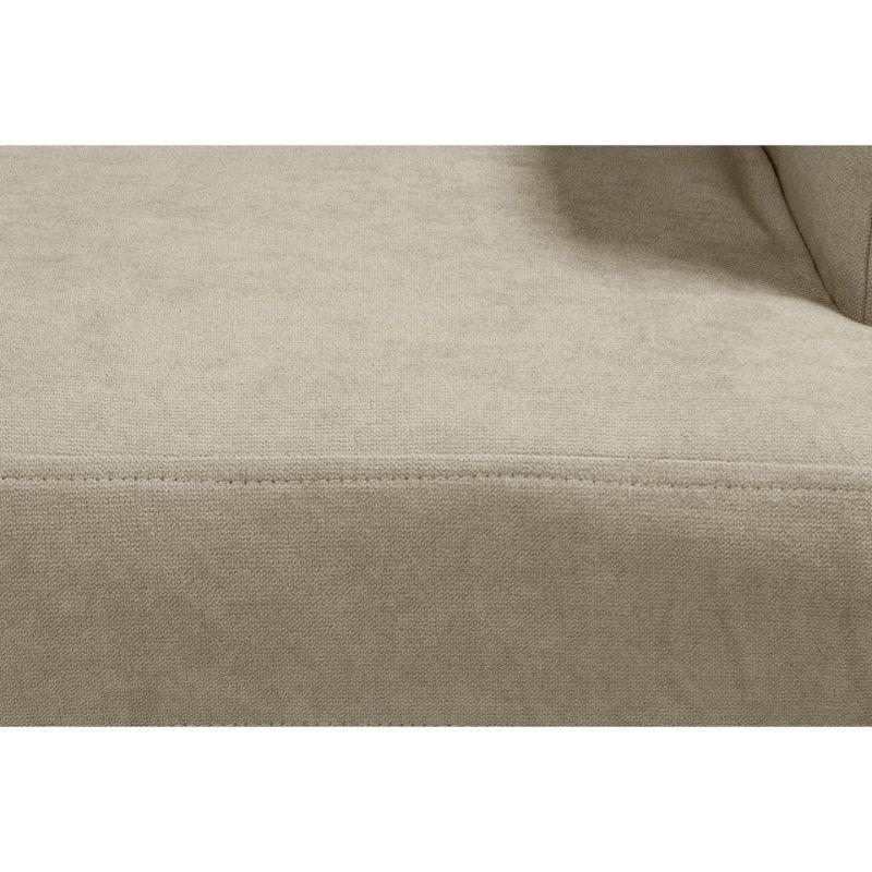 Sofá Aldara Chenille Tipo Lino Beige 3 Cuerpos-3