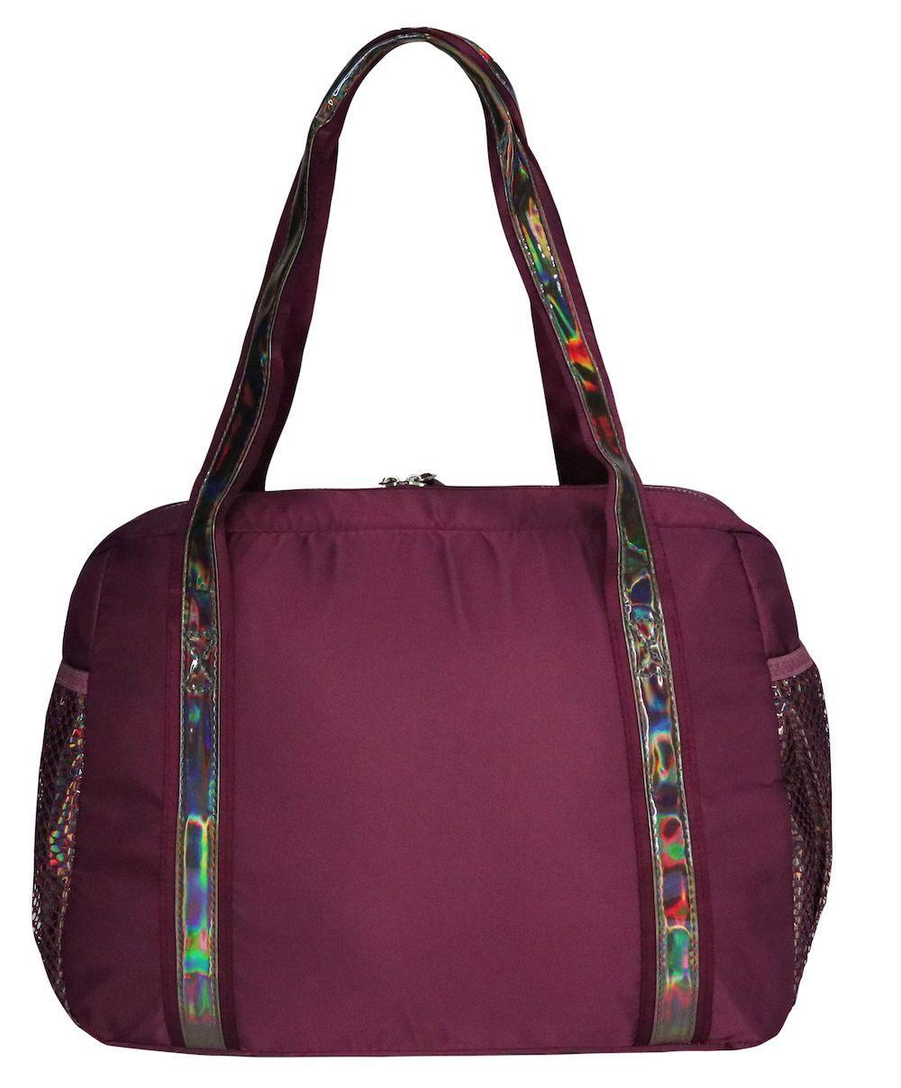 Bolso Deportivo Gradient Burdeo Mujer Head-6