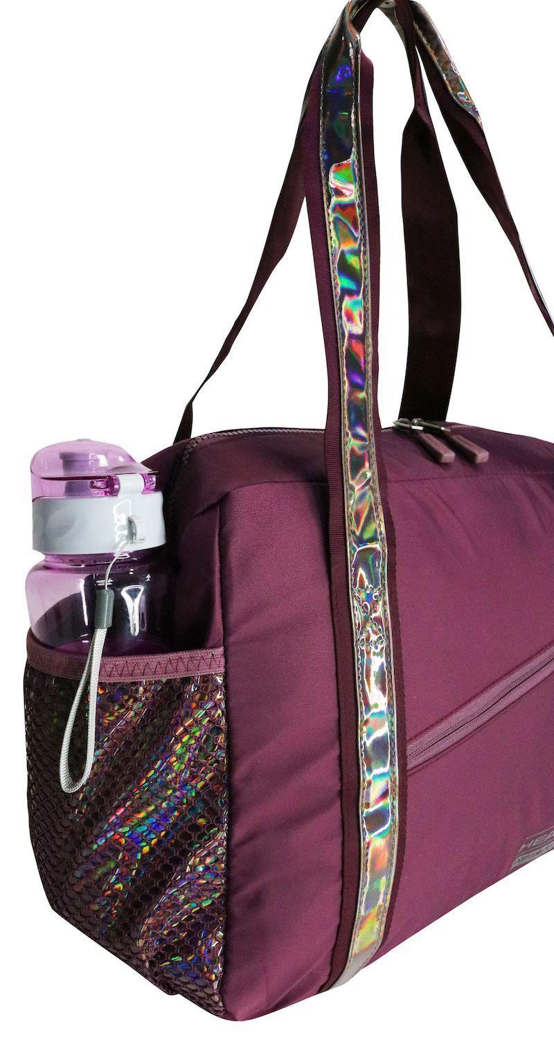 Bolso Deportivo Gradient Burdeo Mujer Head-4